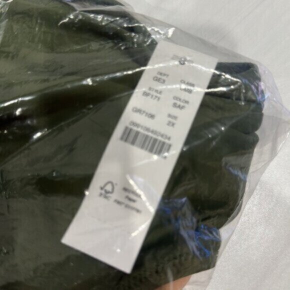 NWT J.Crew Women's Green Cross Front Cheeky Swim Bikini Bottom Size 2x - Picture 3 of 5